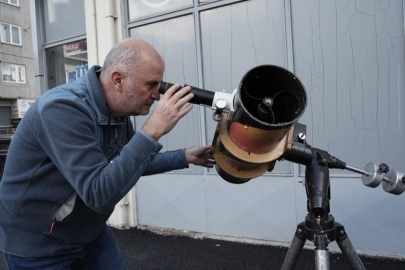 Bursa'da güneşin 1 yıllık ufuk yolculuğu tek karede görüntülendi