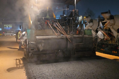 Nilüfer'deki çile sona erdi...Çamlık Bulvarı asfaltlandı