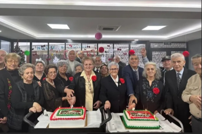 Nilüfer’de yaşlılar yeni yılı coşkuyla karşıladı