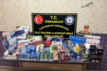 Bursa’da 2 bin adet gümrük kaçağı sigara ele geçirildi
