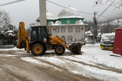 Nilüfer’de kar mesaisi