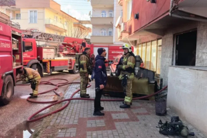 Bursa'da apartman dairesinde yangın