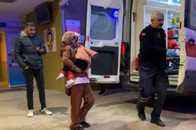 Bursa'da  üzerine şifonyer devrilen çocuk hastaneye kaldırıldı