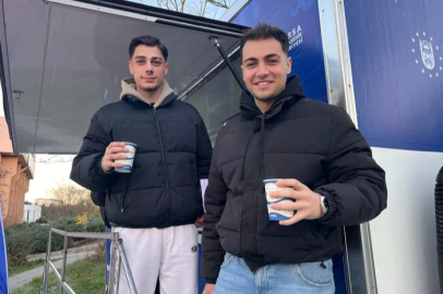 Büyükşehirden öğrencilere sıcacık çorba ikramı