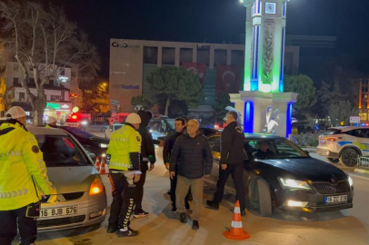 Gemlik'te protokol üyeleri yeni yıla sahada girdi