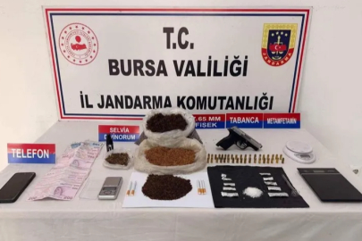 Bursa'da uyuşturucu operasyonu: Çok miktarda madde ele geçirildi
