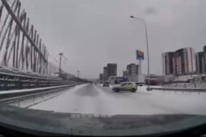 Bursa'da yoğun kar yağışı kazaları beraberinde getirdi