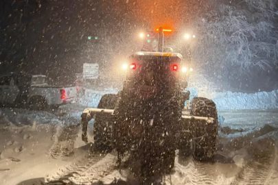 Büyükşehir'den karla mücadelede tam mesai
