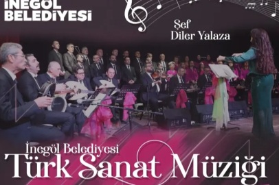 İnegöl'de sanatseverler Türk Sanat Müziği gecesinde buluşuyor