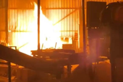 Bursa'da bir palet fabrikasında daha yangın