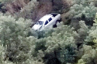 Tirilye-Mudanya kaygan yoldaki kaza ucuz atlatıldı