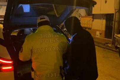 Bursa'da kaçan alkollü sürücü çıkmaz sokakta yakalandı
