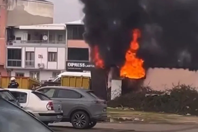 Bursa'da korkutan trafo yangını
