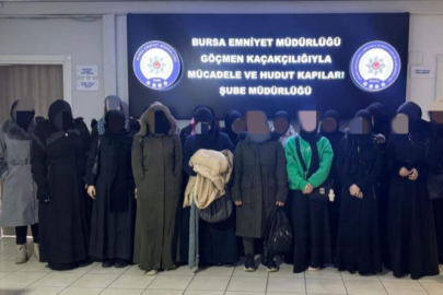 Bursa'da kaçak çalışan operasyonu: 46 göçmen yakalandı