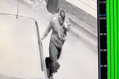 Bursa'da araçlara saldırı anları kamerada