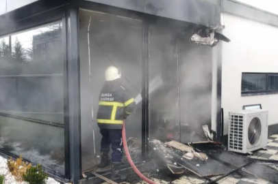 Bursa'da yazlık evde çıkan yangın paniğe neden oldu