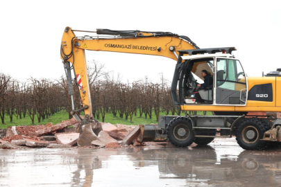 Osmangazi’de tarım arazilerini tahrip edenlere anında müdahale