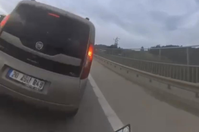 Bursa'da korkutan kaza: Çarptığı araca girdi