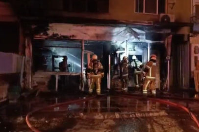 Bursa'da yanan dükkan kullanılamaz hale geldi