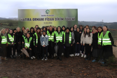 Bursa BUSADER 10 bin fidanı toprakla buluşturdu