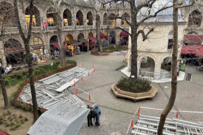 Tarihi Koza Han'da kafeler için yürütmeyi durdurma kararı