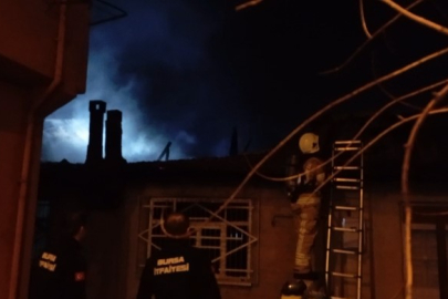 Bursa'da müstakil evde korkutan yangın