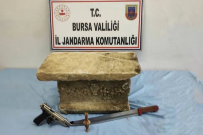 Bursa'da tarihi eser kaçakçılığına jandarma engeli