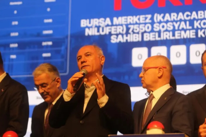 Bursa’da 17 bin 225 TOKİ konutunun hak sahipleri belirleniyor