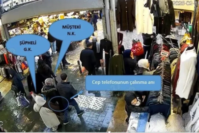 Bursa’da yankesicinin el çabukluğu izleyenleri şoke etti