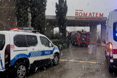 Bursa'da hastane yemekhanesinde yangın paniği