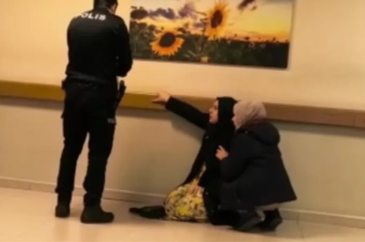 Bursa'da yaralanan kızı için ellerini açıp dua etti