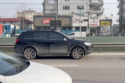 Bursa'da yolun ortasına bırakılan cip herkesi şaşırttı