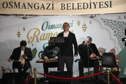 ‘Osmangazi Ramazan Sokağı’ huzur veren ezgilerle taçlandı
