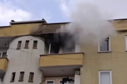 Bursa'da ocakta unutulan yemek yangına neden oldu