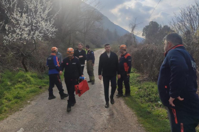 Bursa'da dağlık alanda mahsur kalan yaralı vatandaş kurtarıldı