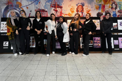 Bursa'da liseli öğrencilerden 8 Mart'a anlamlı sergi
