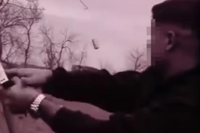 Bursa’da maganda dehşeti kamerada