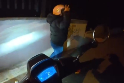 Bursa'da gülümseten kaza