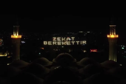 Ulucami'nin yeni mahyası Uludağ'dan görülüyor