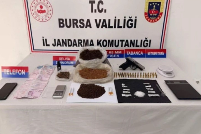 Bursa’da Jandarma’dan uyuşturucu tacirlerine darbe