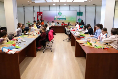 Bursa'da küçük mimarlar iş başında