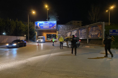 Bursa'da trafik ekiplerinden bayram denetimi