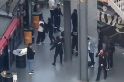 Bursa'da  avm'de iki grup arasında kavga: Güvenlik müdahale etti