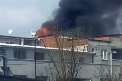 Bursa'da çatı katı alevlere teslim oldu