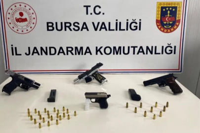 Bursa'da ruhsatsız silah operasyonu