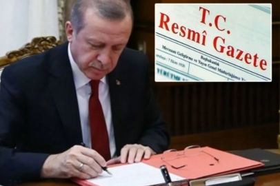 Cumhurbaşkanlığı tarafından yapılan atama kararları Resmi Gazete'de