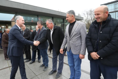 İnegöl Protokolü Bayramlaşma Töreninde Buluştu