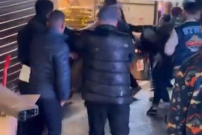 Bursa'da kapalı Çarşı’da meydan muharebesi... Onlarca kişi birbirine girdi