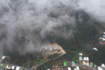 Uludağ'dan inen sis Bursa'yı sardı