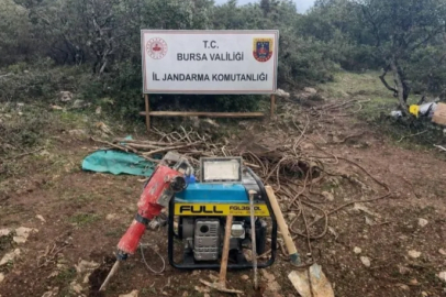 Bursa’da Jandarma 35 metrelik kaçak tüneli ortaya çıkardı